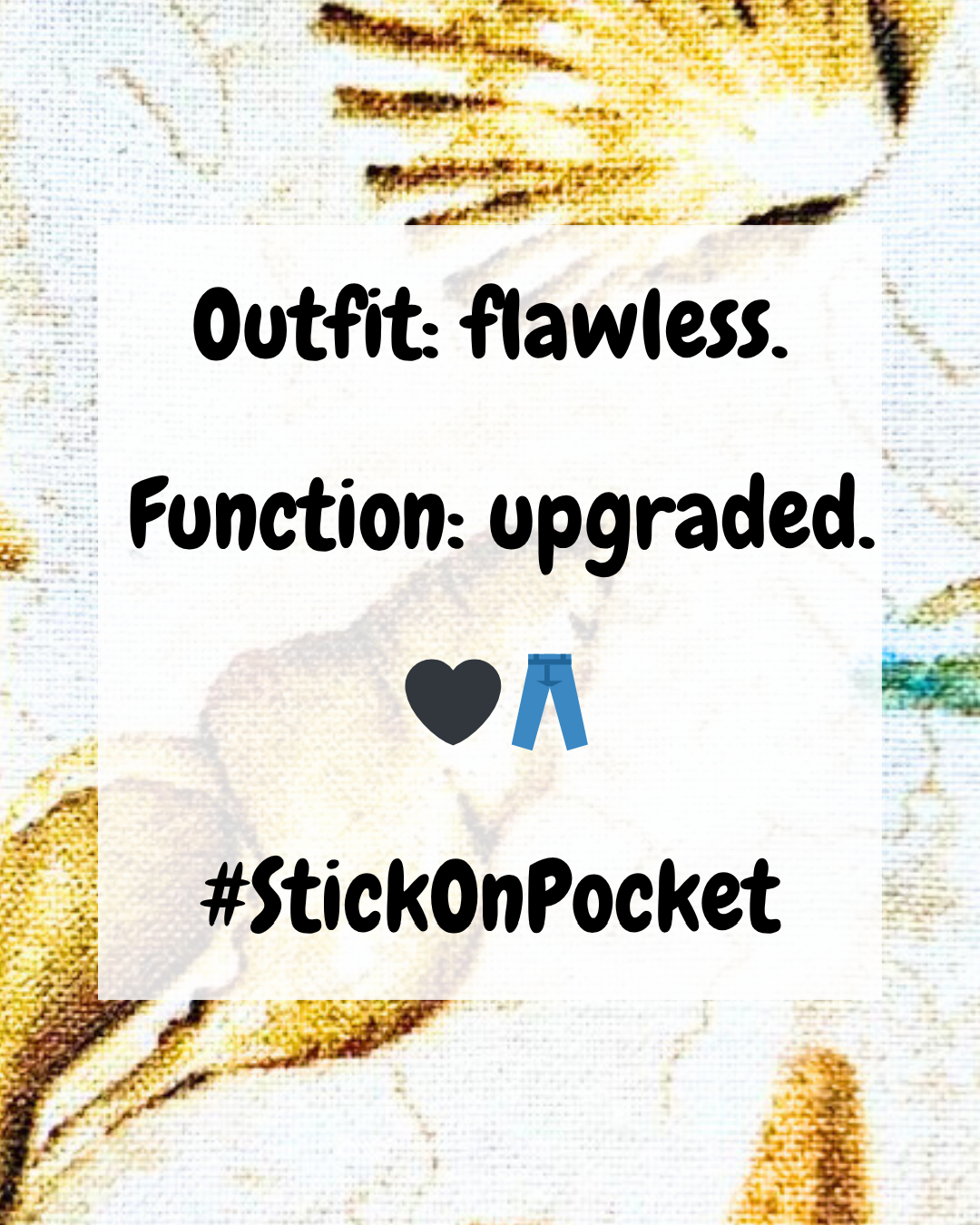 Stick On Pocket Patch - Seashell